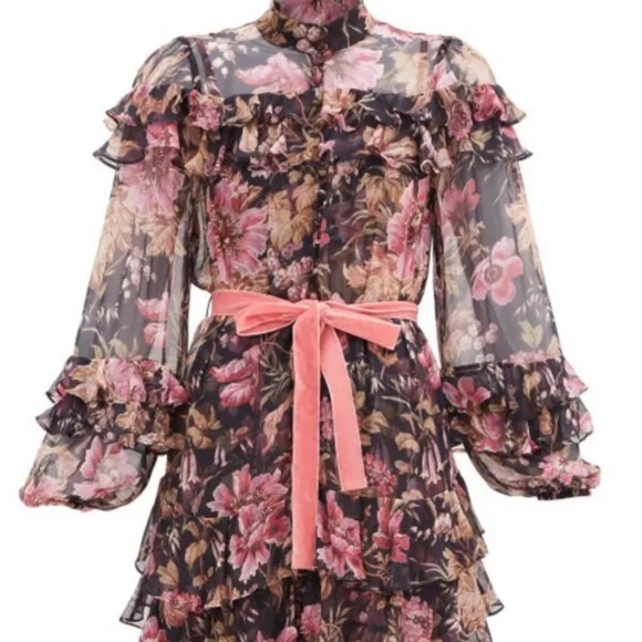 NWOT Zimmermann floral dress - Picture 2 of 11